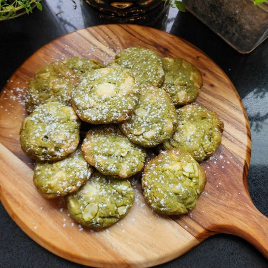 Recette Cookies Au Th Matcha Chocolat Blanc Et Amande